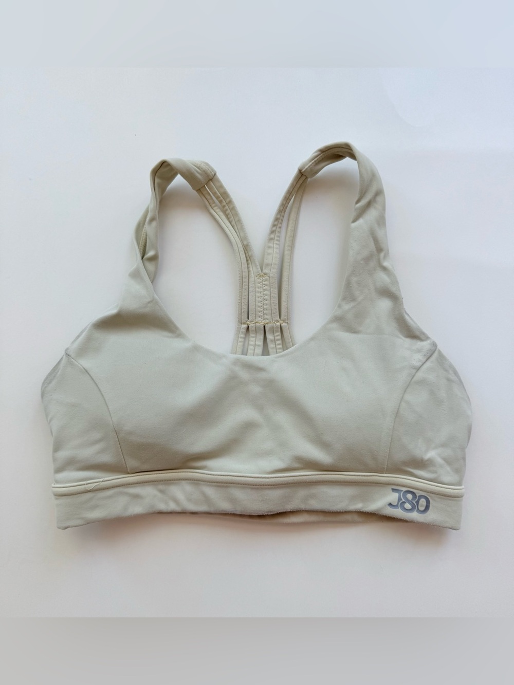 J80 Fit Size Small Yellow-Gray Sports Bra